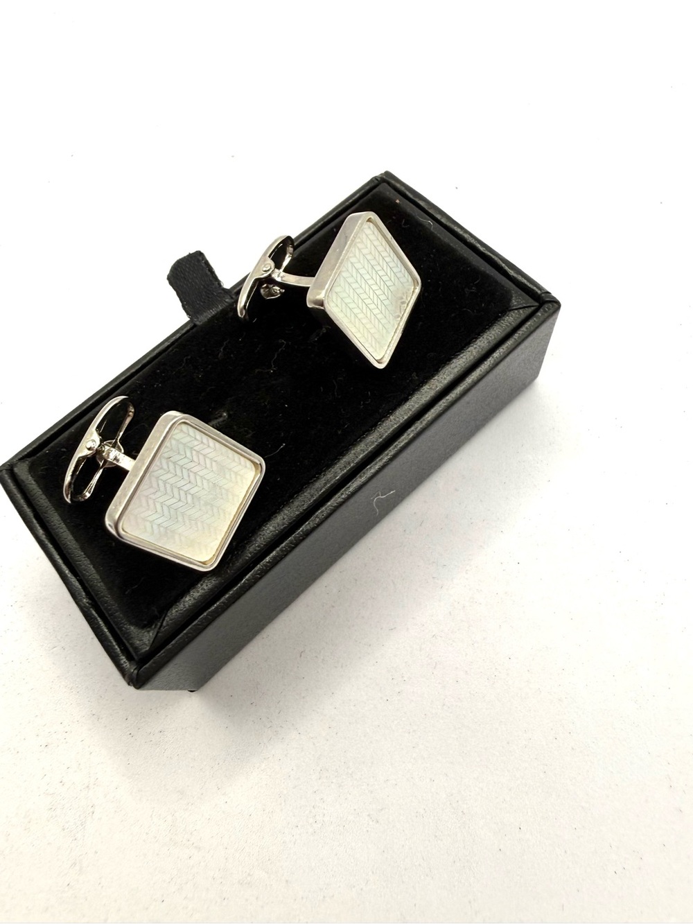 Mother of Pearl Square Cufflinks